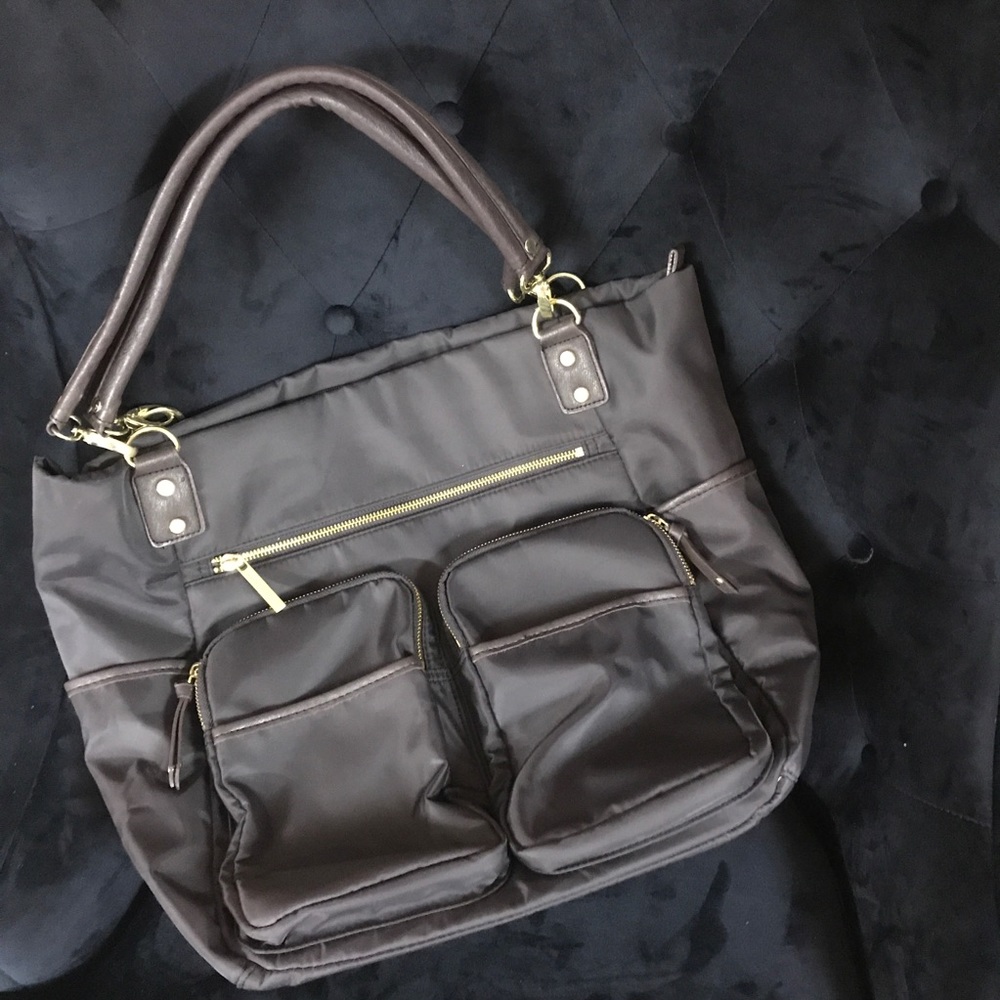 Olivia + Joy brownish/purplish bag